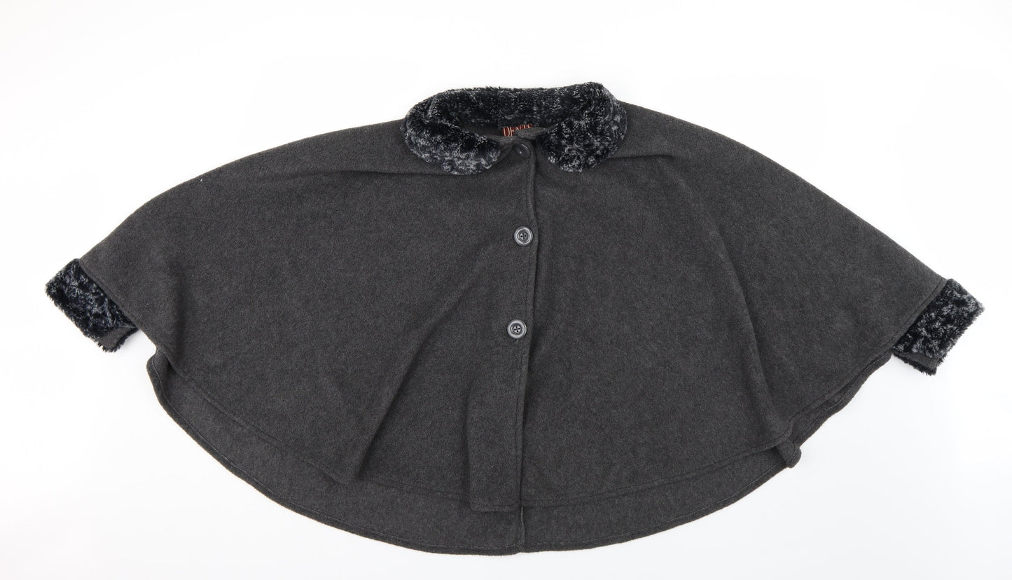 Dents Womens Grey   Overcoat Coat One Size