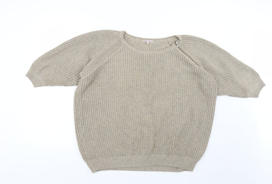 River Island Womens Beige   Pullover Jumper Size 12