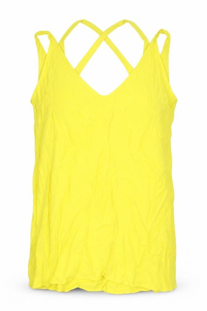 F&F Womens Yellow   Basic Blouse Size 14