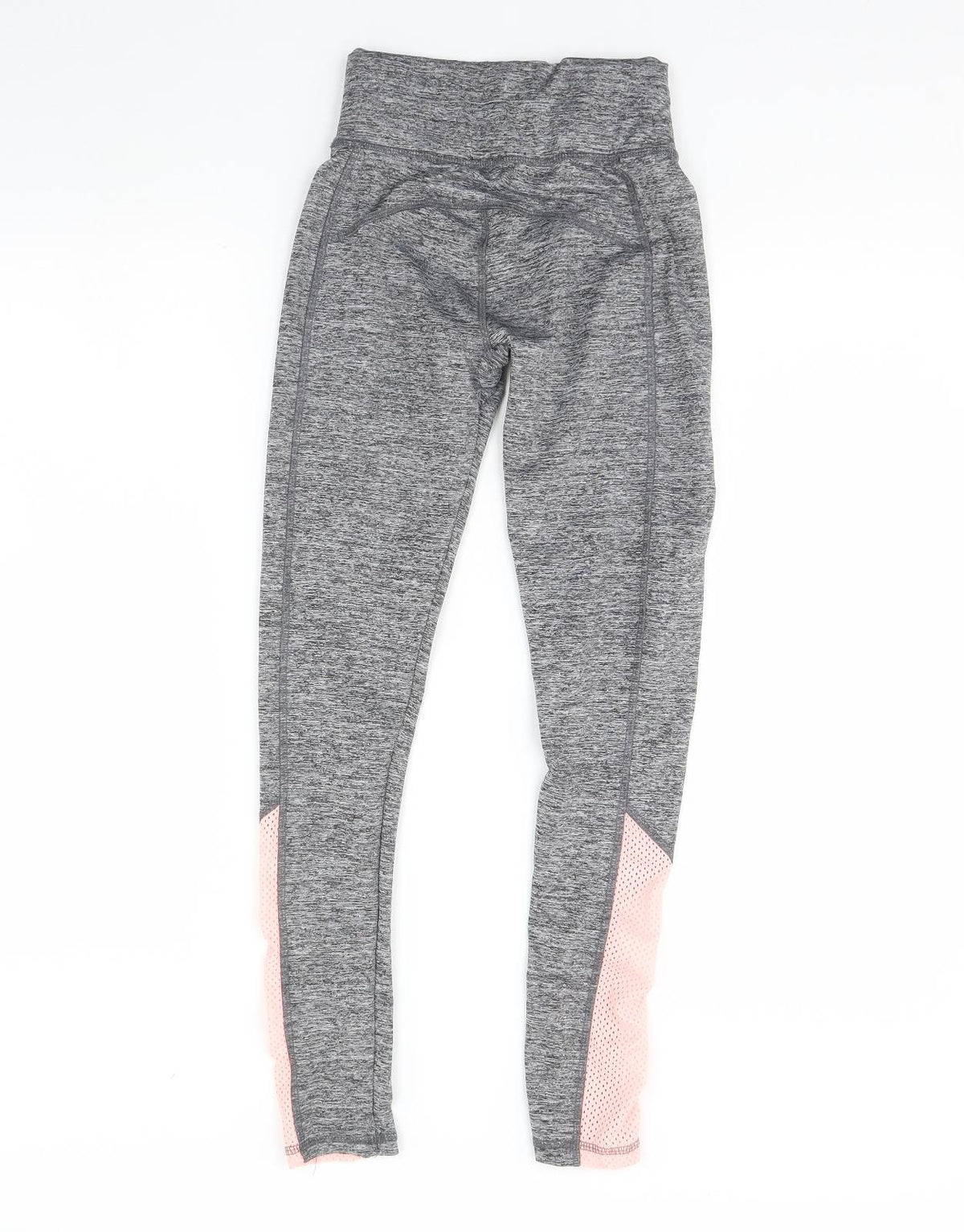New Look Womens Grey   Compression Leggings Size XS L28 in
