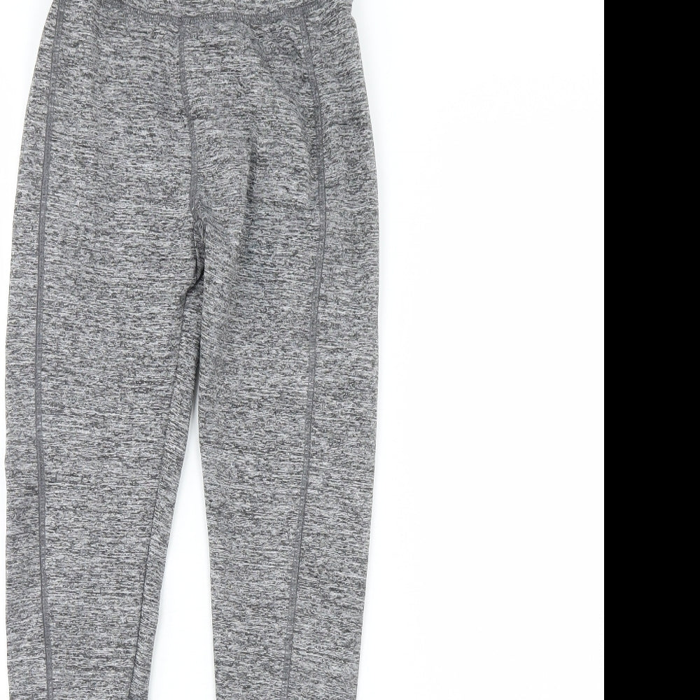 New Look Womens Grey   Compression Leggings Size XS L28 in