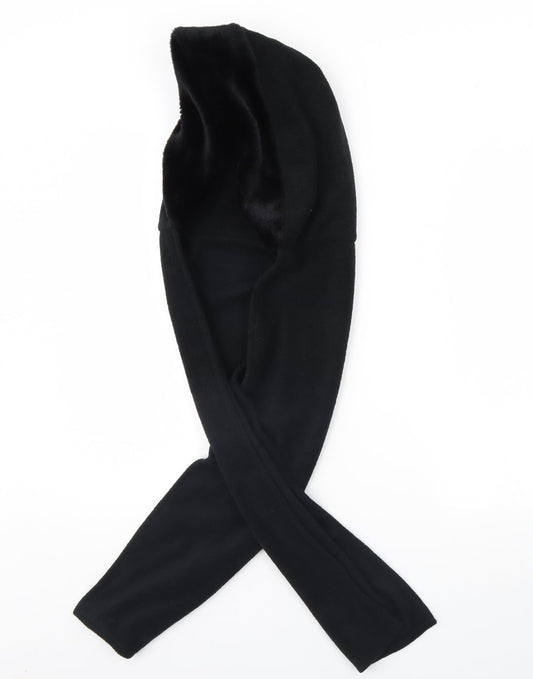 Preworn Womens Black    Scarf   - Snood