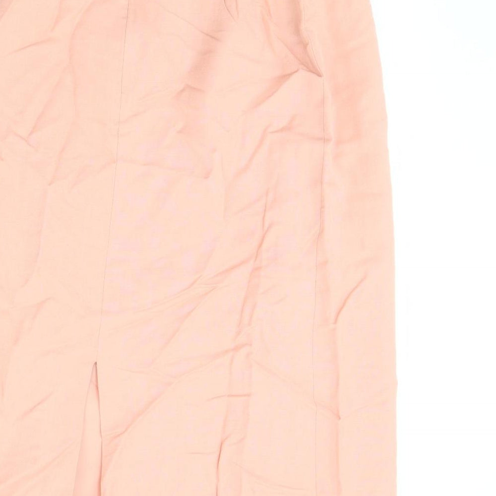 Planet Womens Orange   Straight & Pencil Skirt Size 12