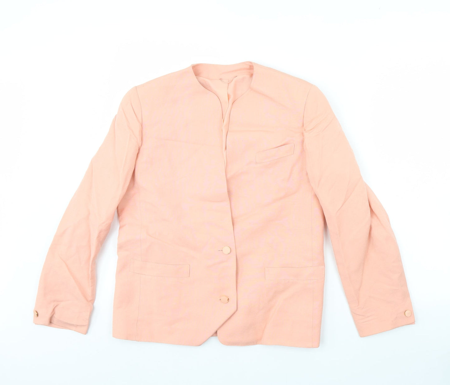 Planet Womens Pink   Jacket Blazer Size 12  - Shoulder Pads