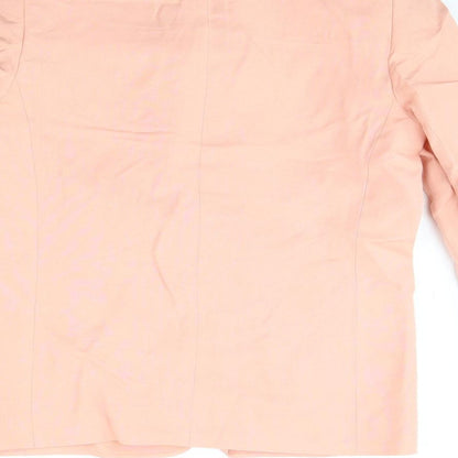 Planet Womens Pink   Jacket Blazer Size 12  - Shoulder Pads