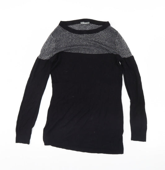 South Womens Black   Pullover Jumper Size 10