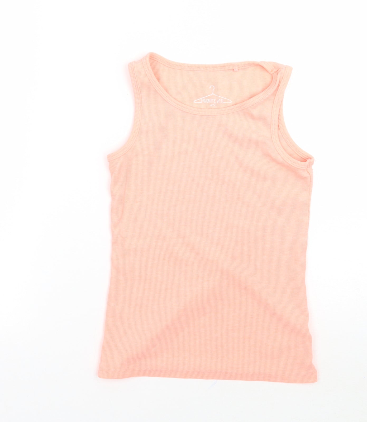 NEXT Girls Orange   Basic Tank Size 7 Years