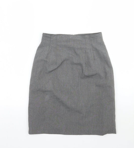 Preworn Womens Grey   A-Line Skirt Size 10