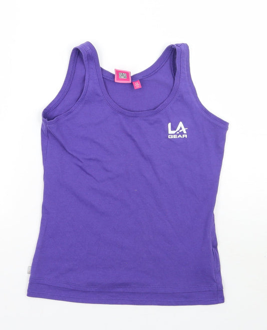 LA Gear Girls Purple   Basic Tank Size 13 Years