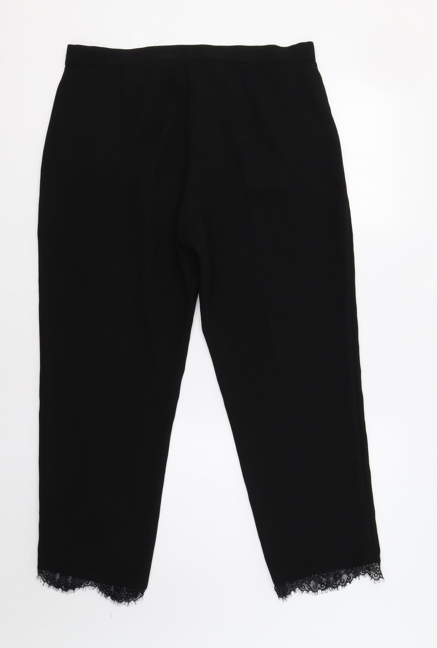 River Isl Womens Black   Dress Pants Trousers Size 12 L26 in