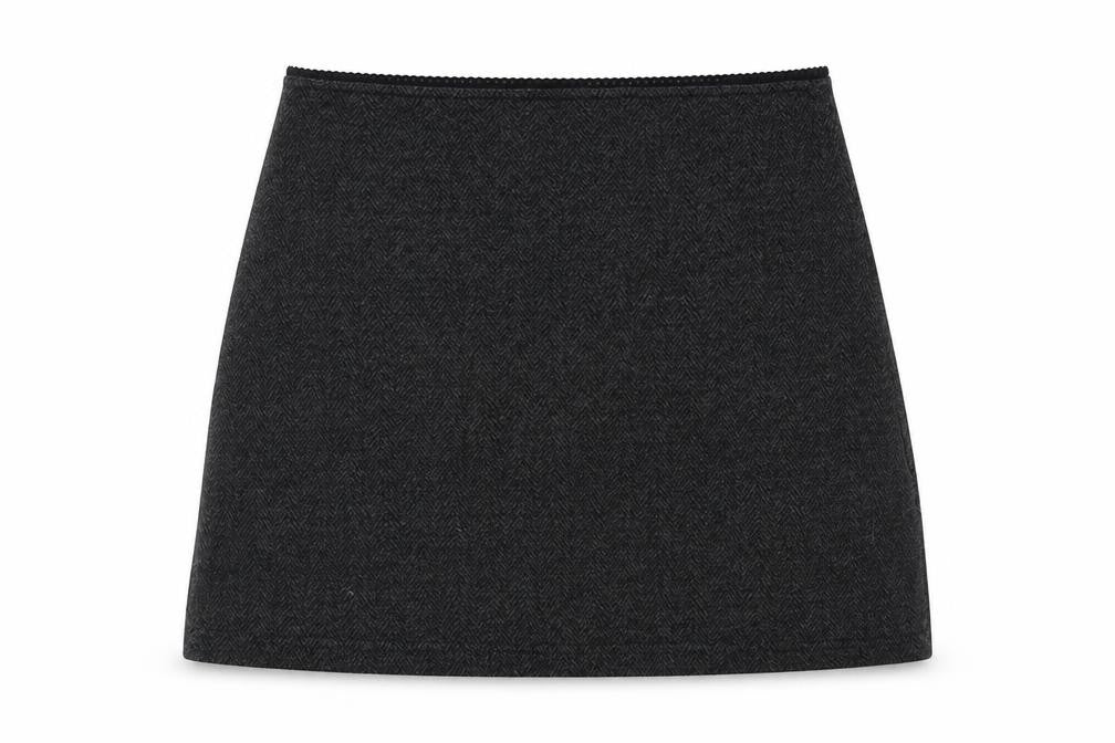Impuls Womens Grey   Mini Skirt Size M