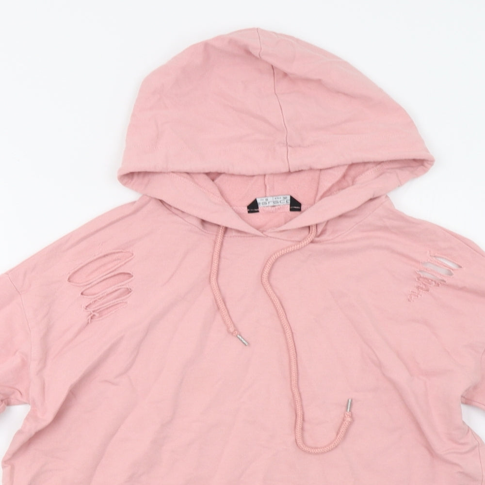 Select Womens Pink   Pullover Hoodie Size 8