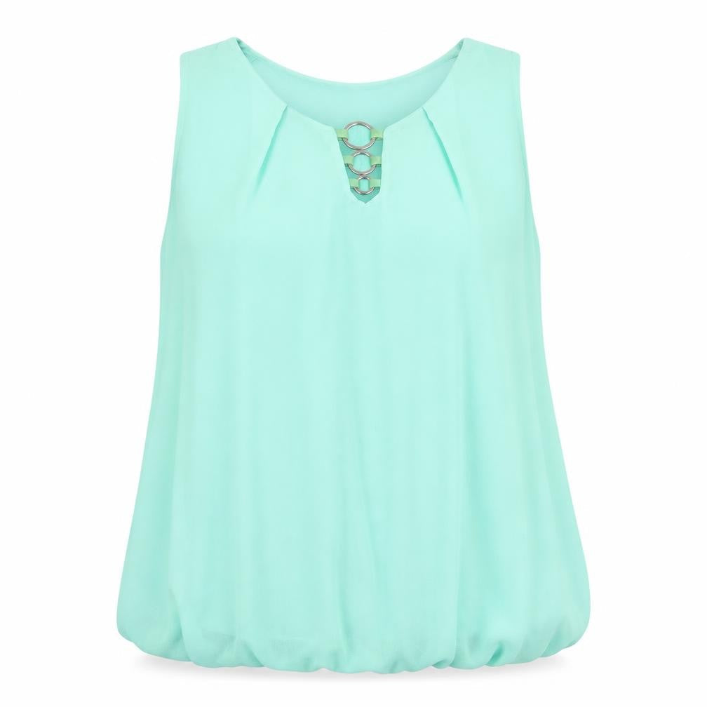 Quiz Womens Green   Basic Blouse Size L
