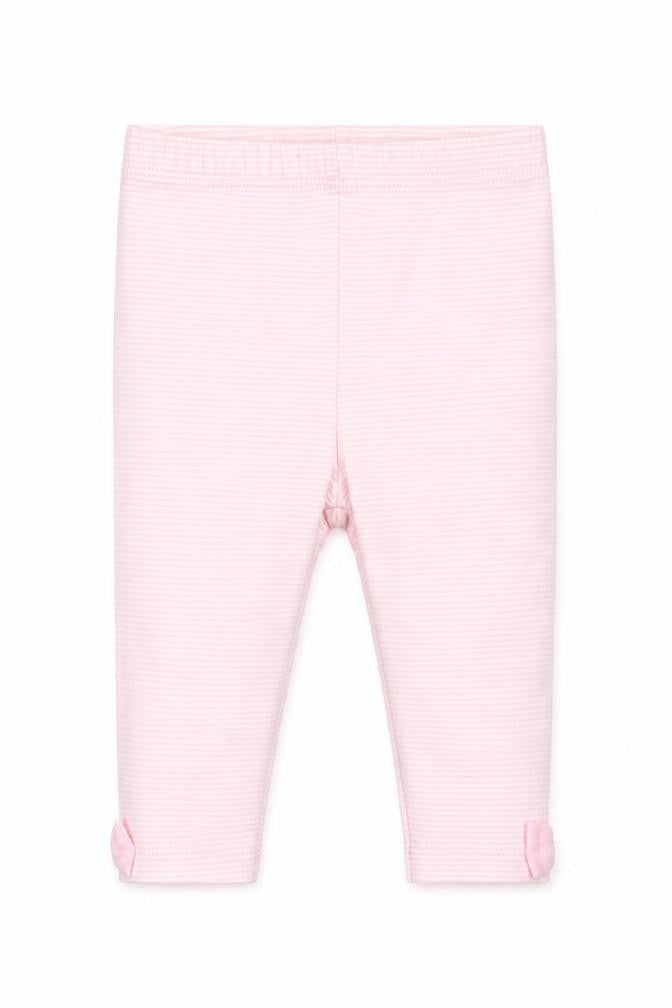 George Girls Pink Striped  Jogger Leggings Size 3-6 Months