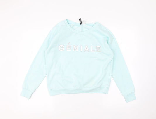 H&M Womens Blue   Pullover Jumper Size M