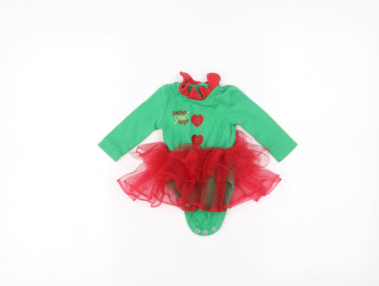 George Baby Green   Babygrow One-Piece Size 3-6 Months