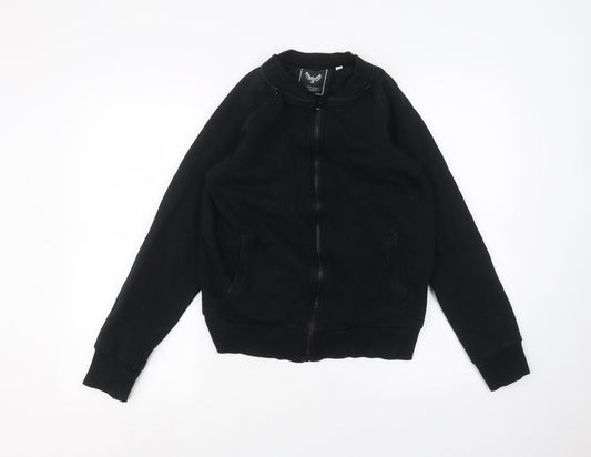 Brave Soul Mens Black   Jacket  Size S