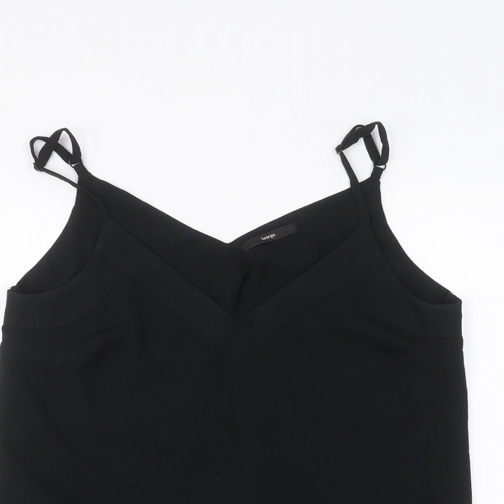 George Mens Black    T-Shirt Size 14