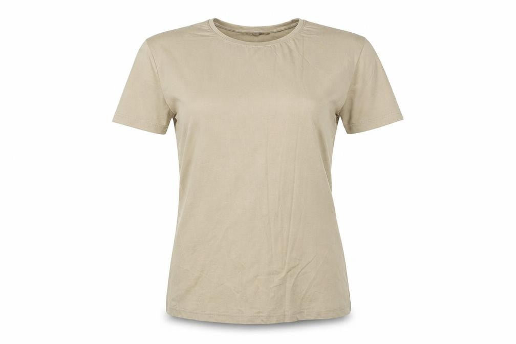Hennes Womens Beige   Basic T-Shirt Size L