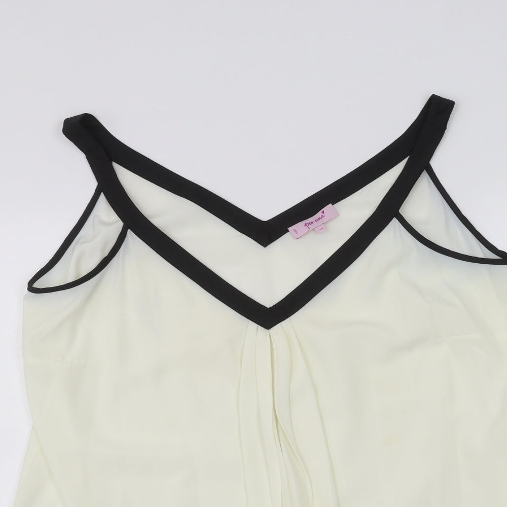 Per Una Womens White   Basic Blouse Size 16