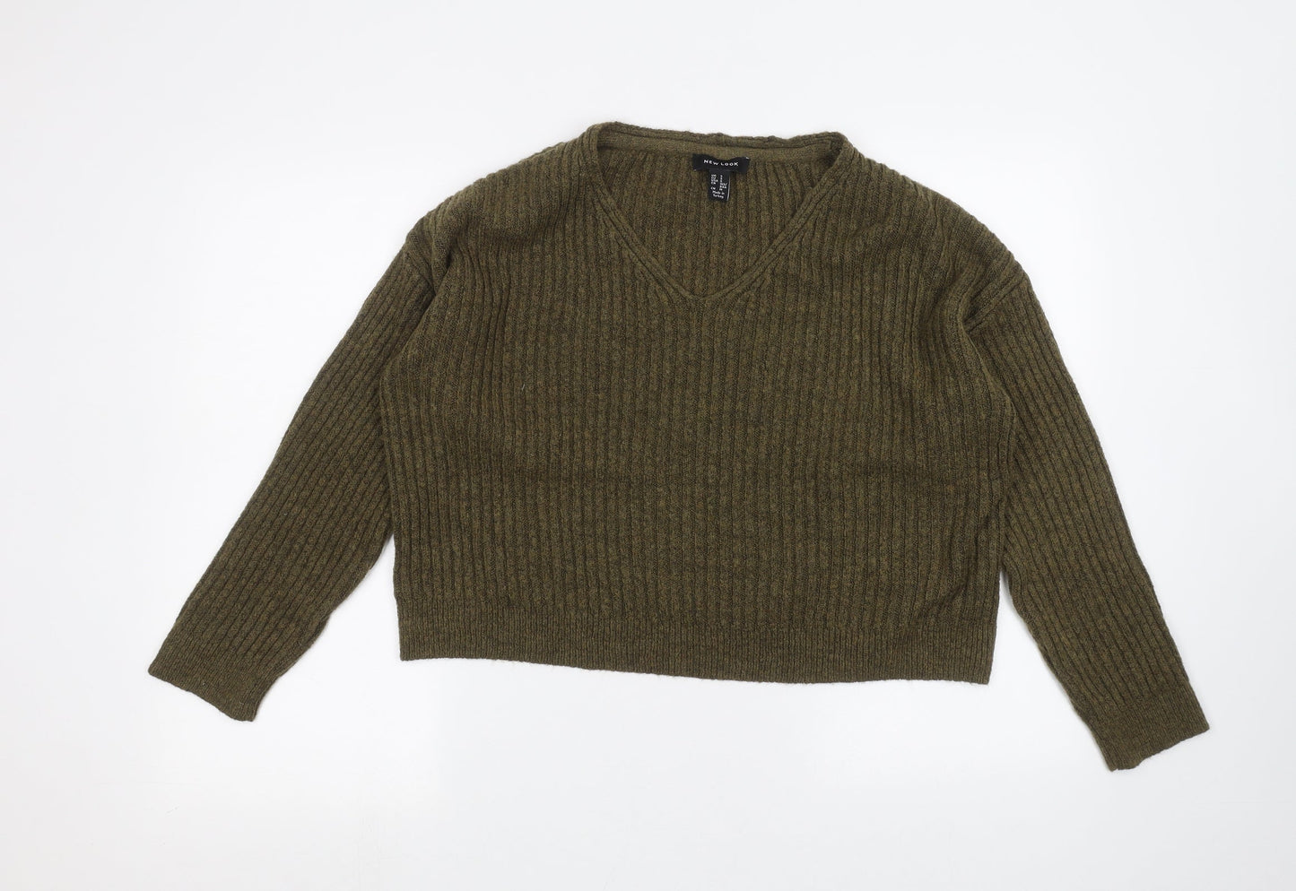 New Look Womens Green   Pullover Jumper Size S