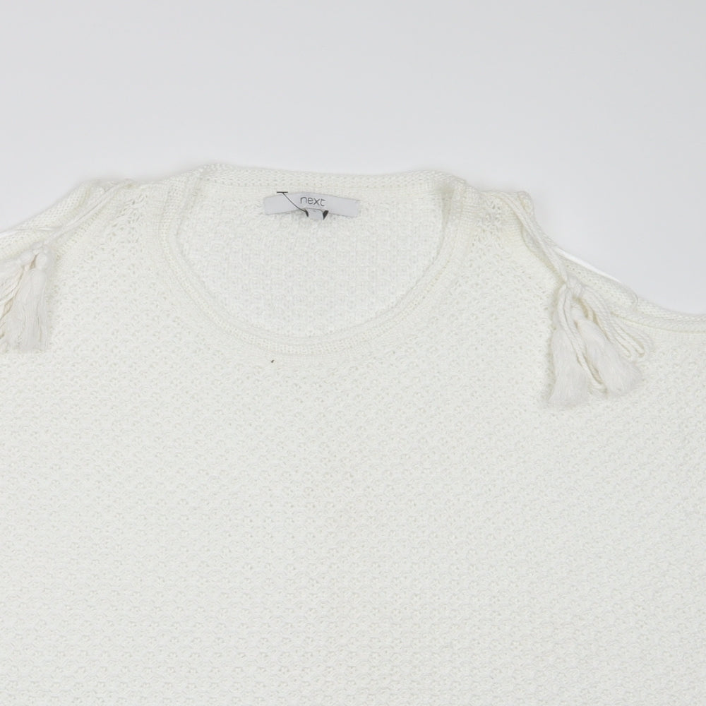 NEXT Womens White   Basic T-Shirt Size S