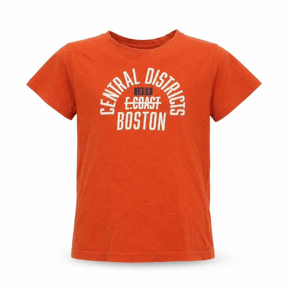 Primark Boys Orange   Basic T-Shirt Size 7-8 Years
