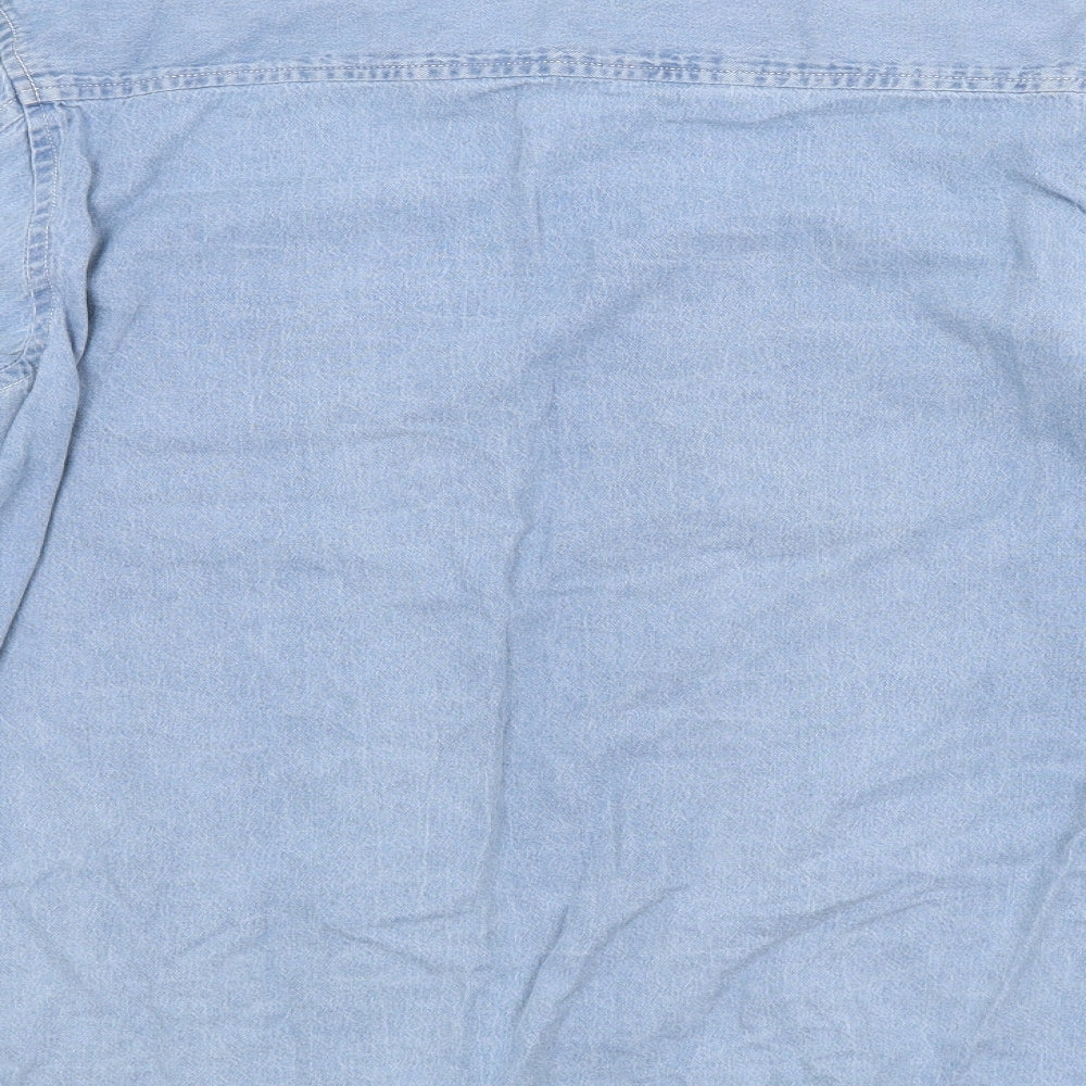 D/STRUCT Mens Blue    Button-Up Size M
