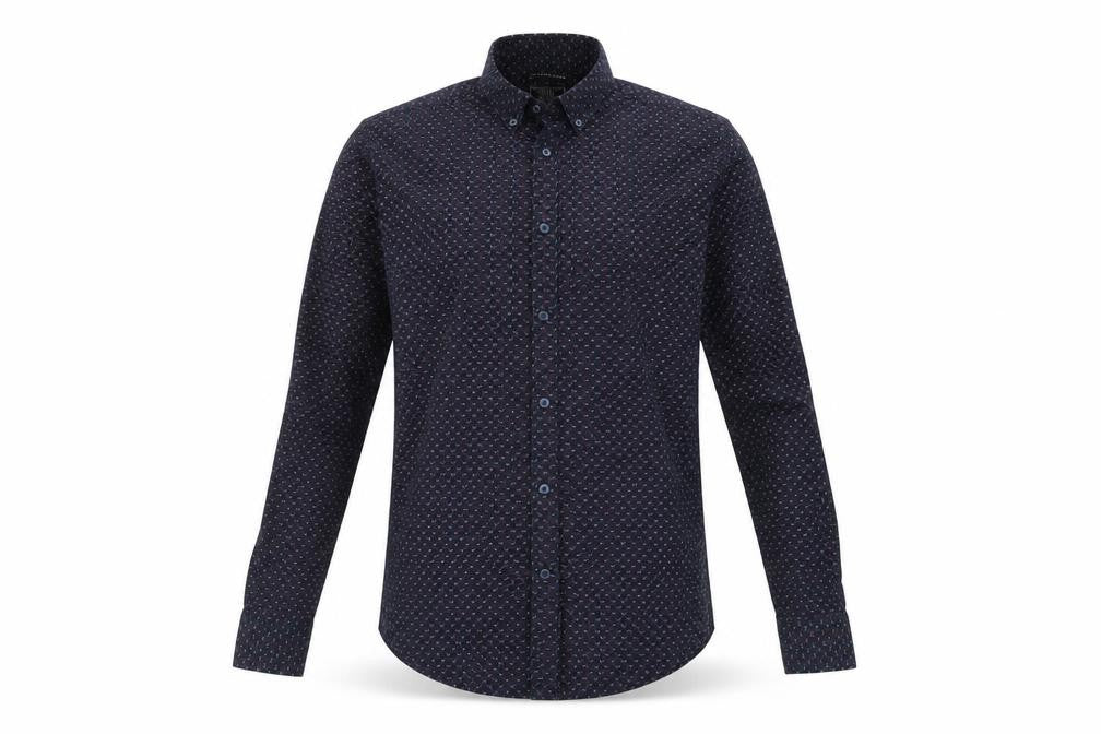 F&F Mens Multicoloured Argyle/Diamond   Button-Up Size M