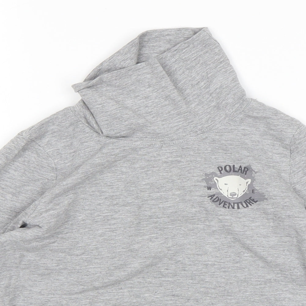 Lupilu Boys Grey   Basic T-Shirt Size 7-8 Years
