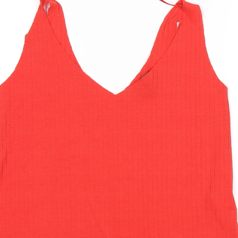 Primark Womens Red   Basic Tank Size 12