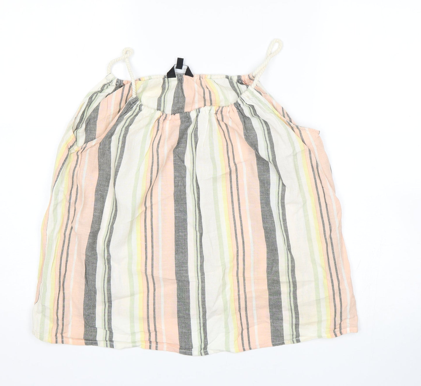 NEXT Womens Multicoloured Striped  Basic Tank Size 12