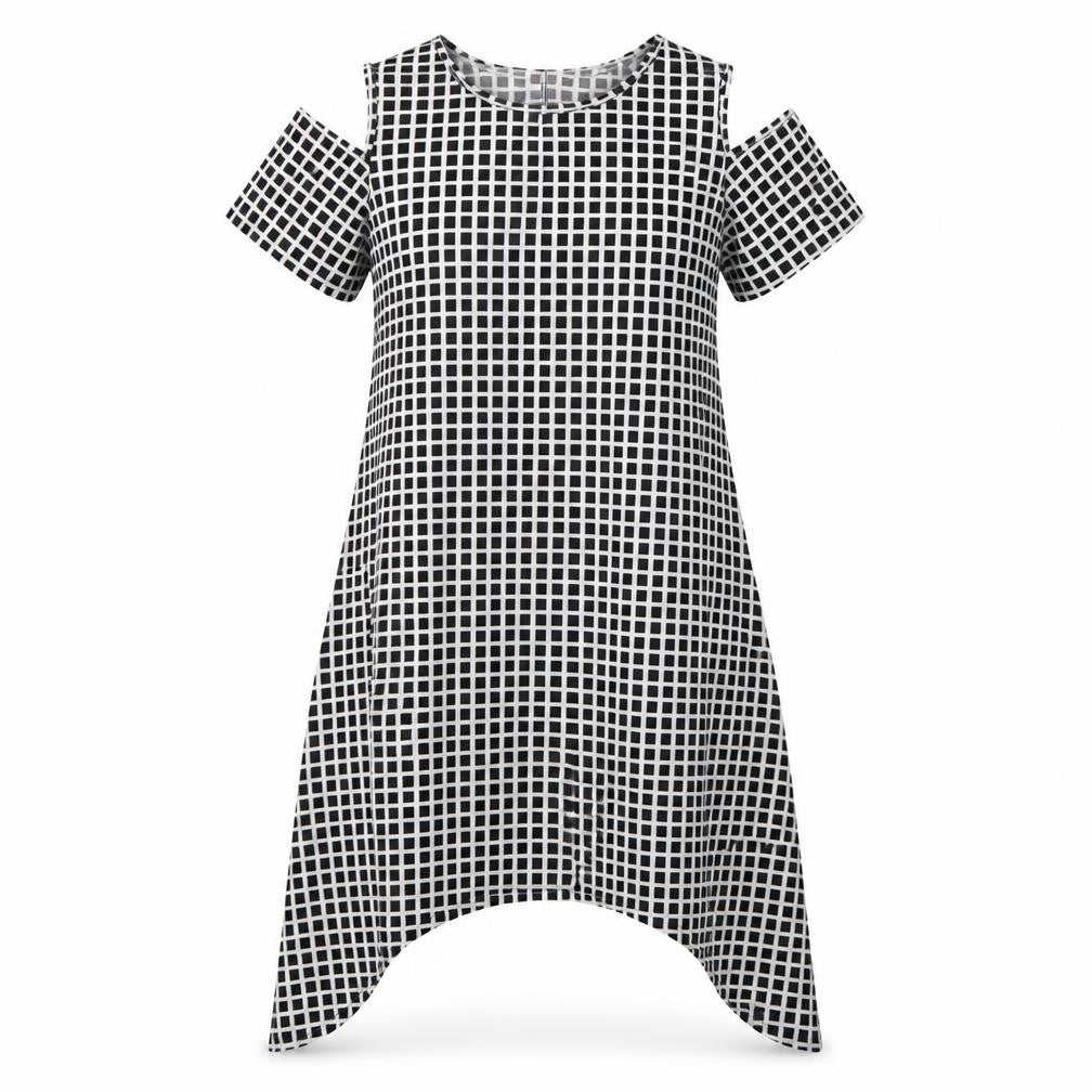miss pretty world Womens Multicoloured Check  A-Line  Size 12