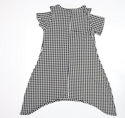 miss pretty world Womens Multicoloured Check  A-Line  Size 12