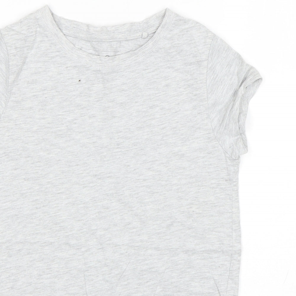 NEXT Girls Grey   Basic T-Shirt Size 9 Years