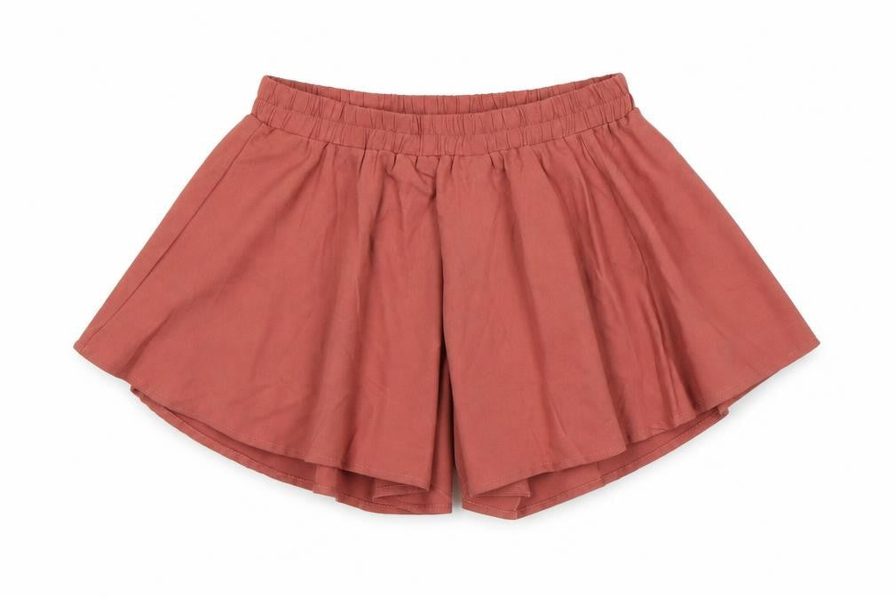 PRETTYLITTLETHING Womens Orange   Paperbag Shorts Size 8