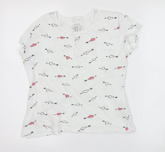 Atmosphere Womens White   Basic T-Shirt Size 10