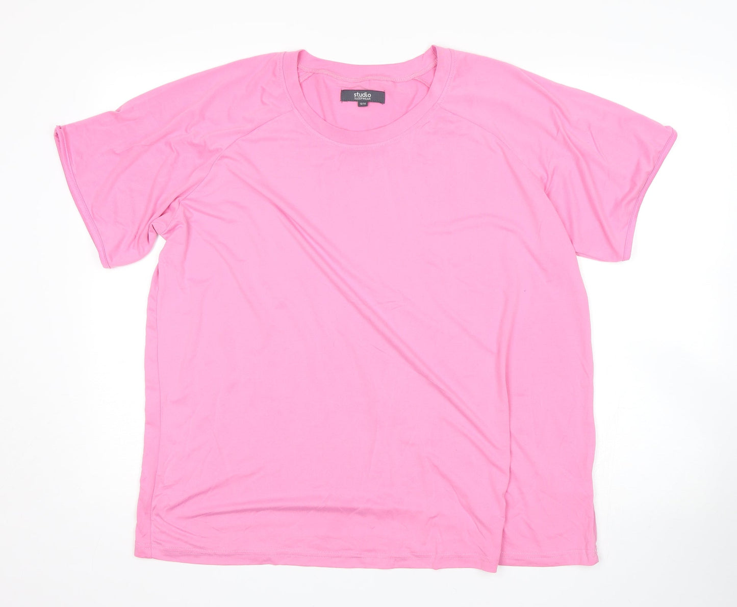 Studio Womens Pink   Top Pyjama Top Size 12
