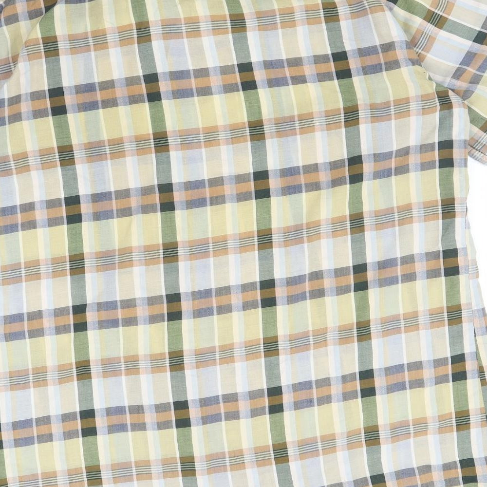 Preworn Mens Multicoloured Check   Button-Up Size L