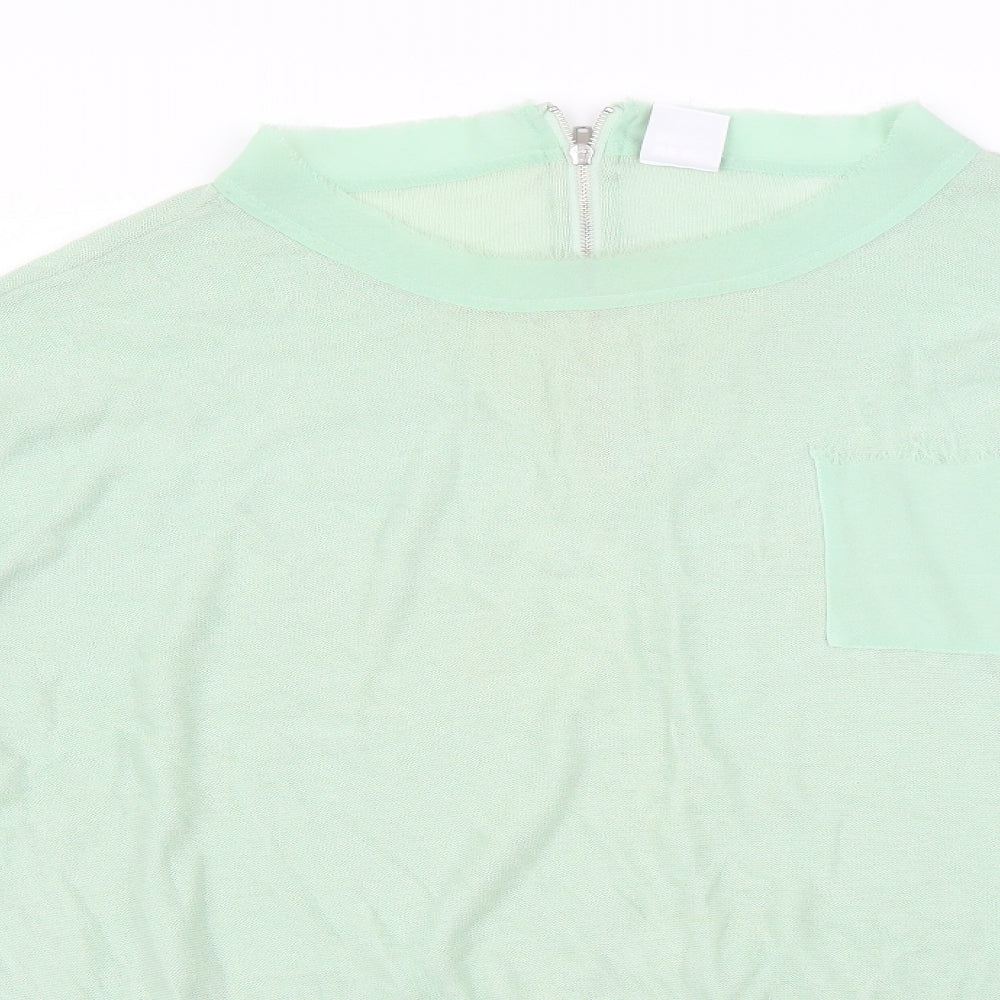 Vera Moda Womens Green   Basic T-Shirt Size S