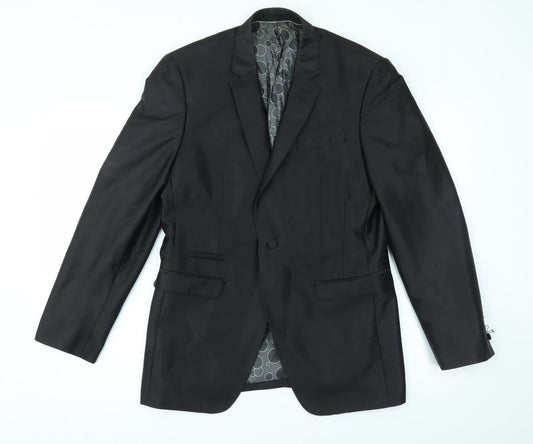 Dentikit Mens Black   Jacket Blazer