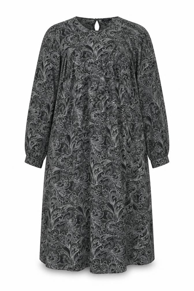 Primark Womens Grey Paisley  A-Line  Size 10