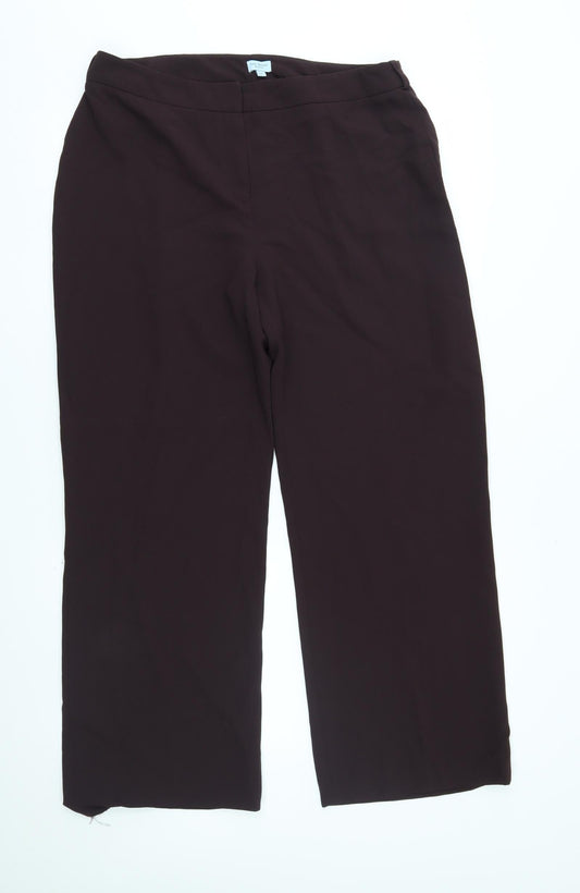 anne Brookes Womens Red   Trousers  Size 14 L27 in