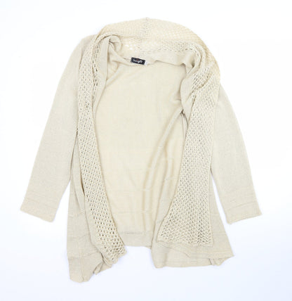 Insight Womens Beige   Cardigan Jumper Size S  - Waterfall
