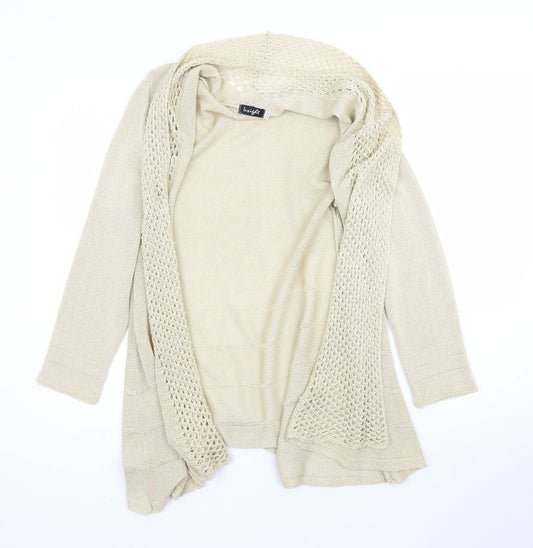 Insight Womens Beige   Cardigan Jumper Size S  - Waterfall