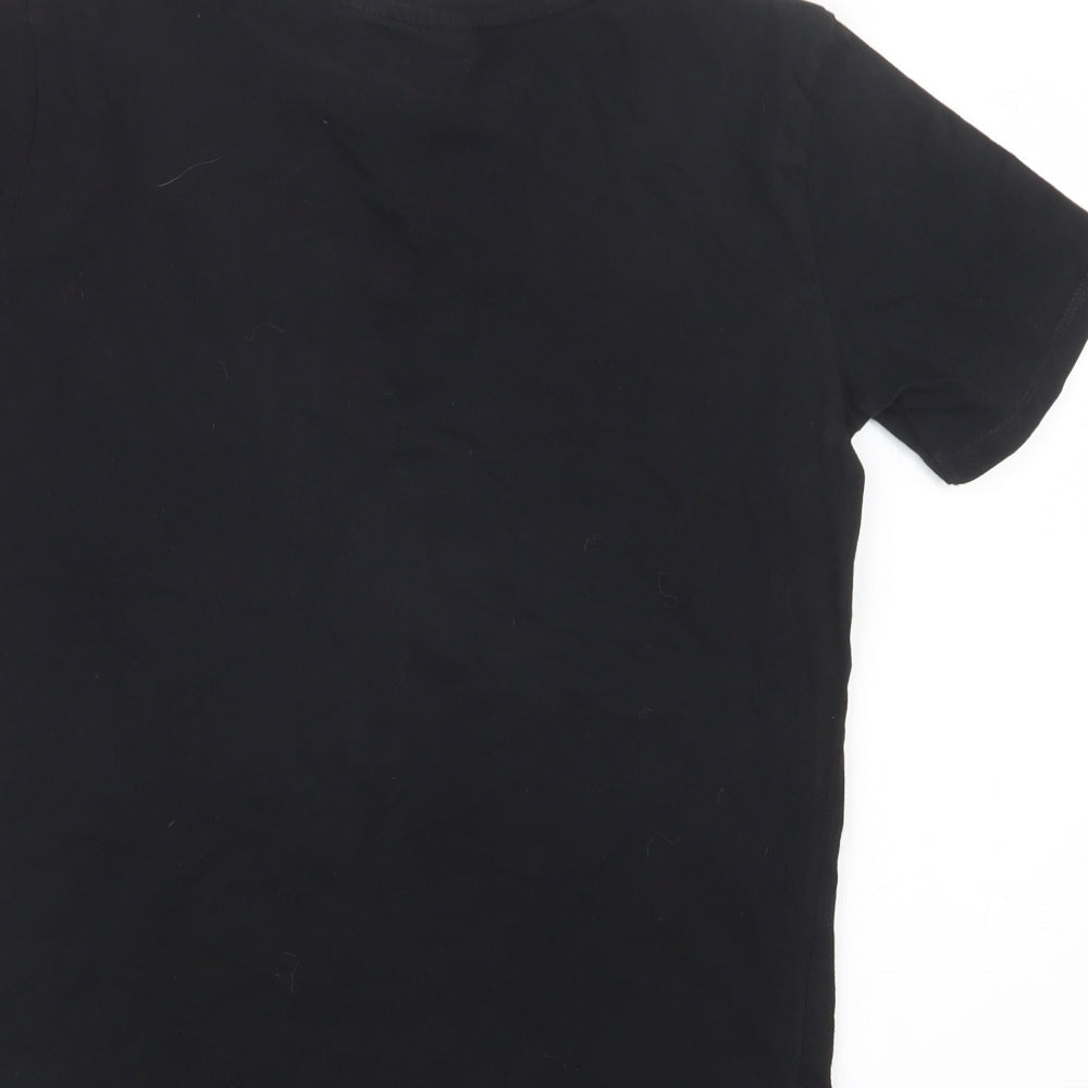 Primark Womens Black   Basic T-Shirt Size 6