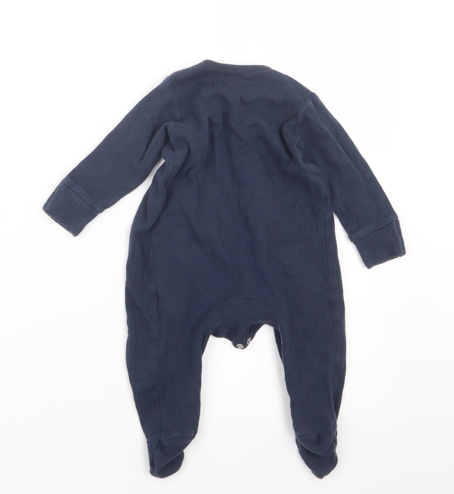 Very Boys Blue Geometric  Babydoll One Piece Size 3-6 Months