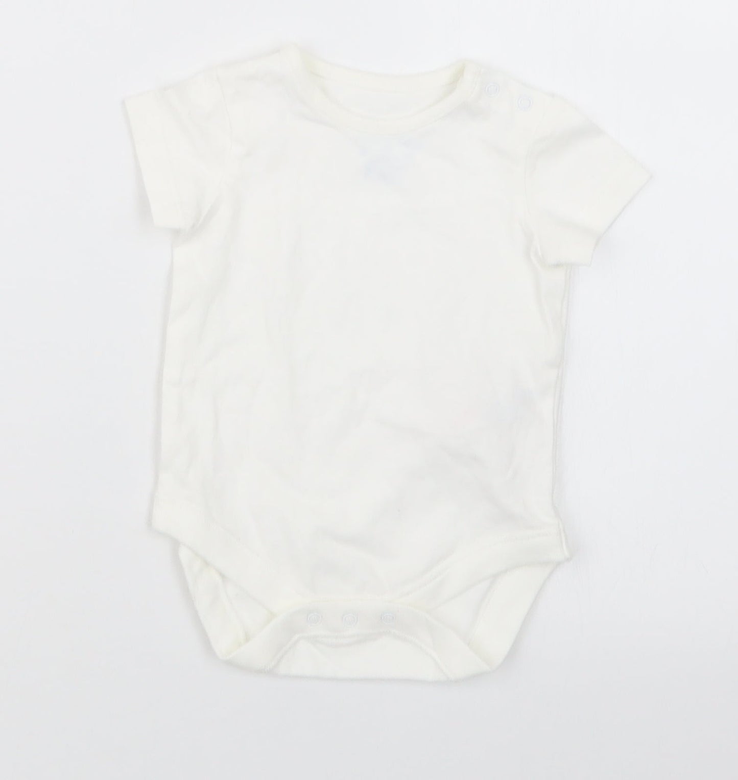 F&F Baby White   Babygrow One-Piece Size 0-3 Months