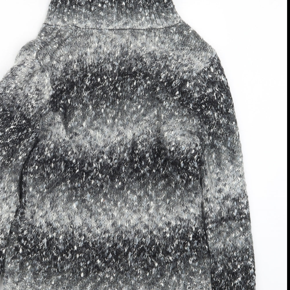 BHS Womens Grey  Knit Cardigan Jumper Size 12