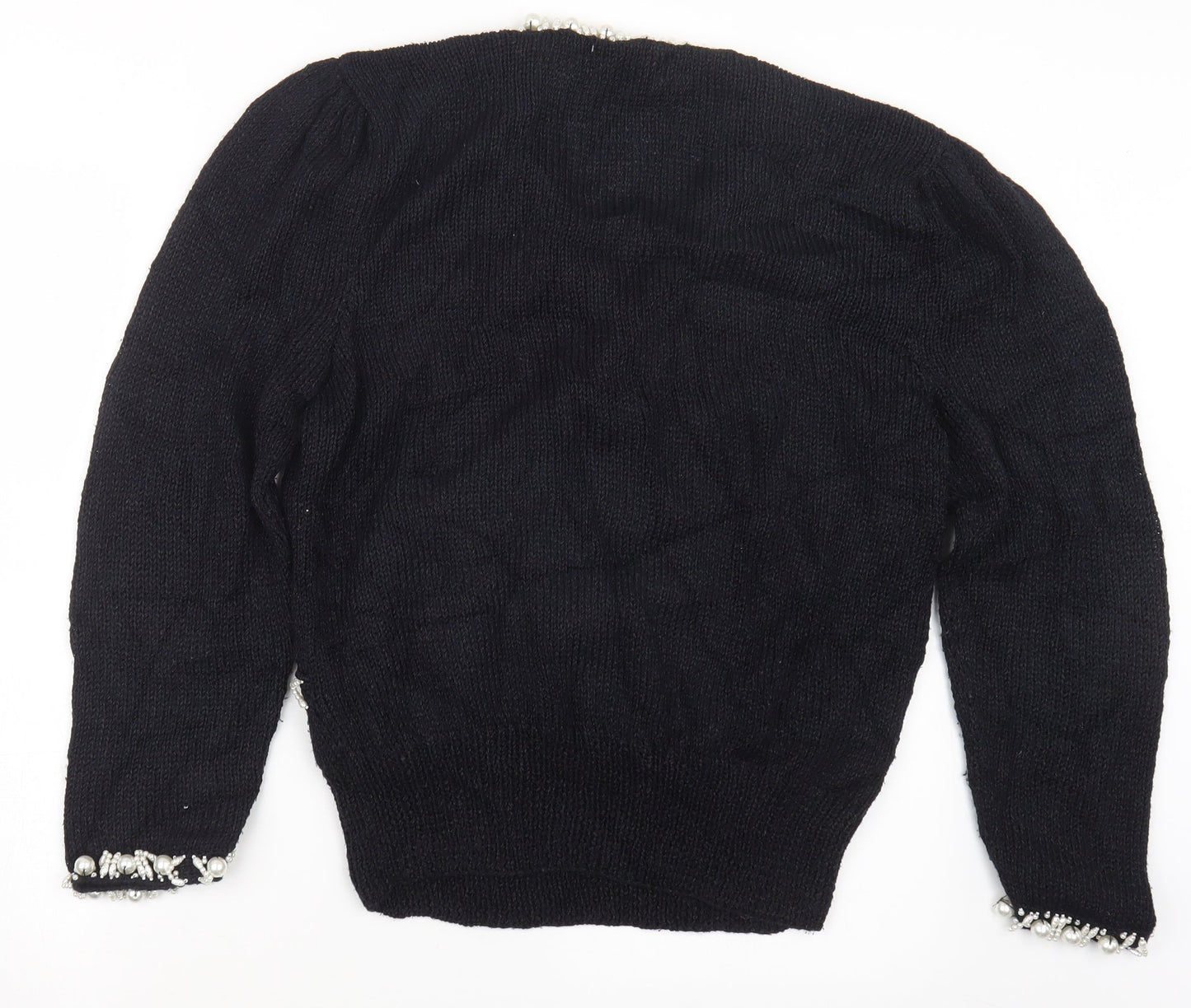 Magnolia Womens Blue  Knit Pullover Jumper Size M